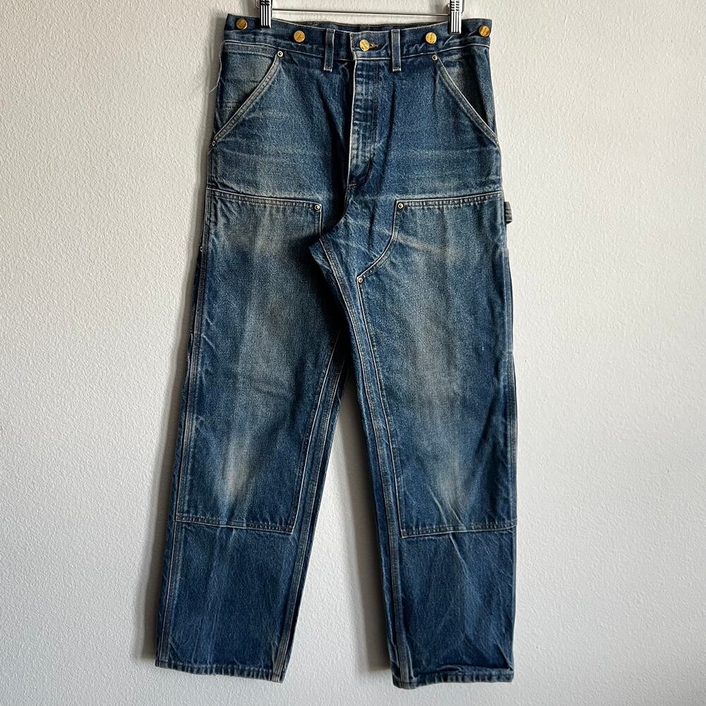 Carhartt B07 DNM denim double knee work wear carpenter pants